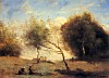 Jean Baptiste Camille Corot, Les PrÁ¿½s de la Petite Ferme
1860-70, Oil on canvas